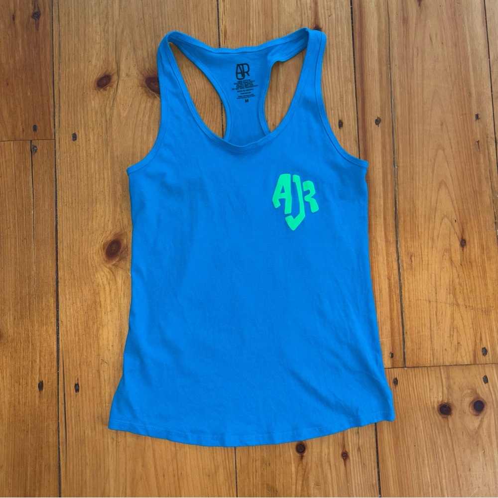 AJR Blue Racerback Tank Top Medium Band Merch
